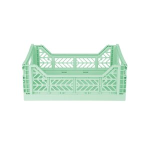 Aykasa Midi stackable crate, warm mint