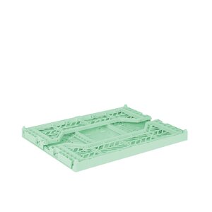 Aykasa Midi stackable crate, warm mint