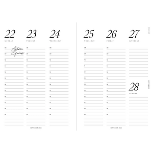 Cozy Publishing Cozy kalenteri 2025, green stripes