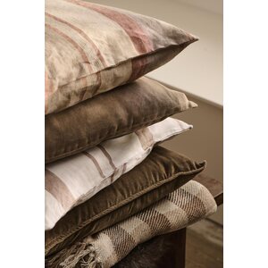 Ib Laursen cotton blanket 130 x 160 cm, off-white/beige/brown
