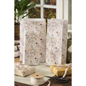 Ib Laursen Gift bag Autumn flowers M 18x28,5x10 cm