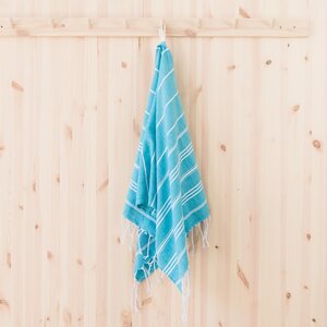Lina Ranta hamam hand towel 45 x 90 cm, turquoise