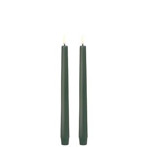Uyuni Led-kruunukynttilä 25 cm 2 kpl/pkt, olive green