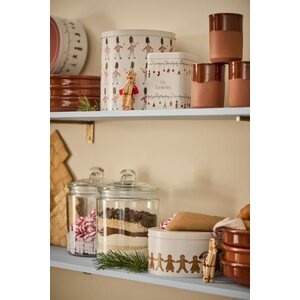 Ib Laursen Metal jar with lid My Favourite 8,7 x 12,5 x 8,7 cm