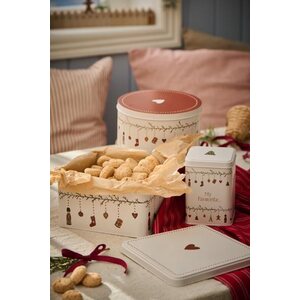 Ib Laursen Metal jar with lid My Favourite 8,7 x 12,5 x 8,7 cm