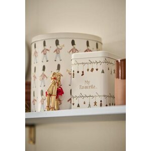 Ib Laursen Metal jar with lid My Favourite 8,7 x 12,5 x 8,7 cm