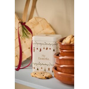 Ib Laursen Metal jar with lid My Favourite 8,7 x 12,5 x 8,7 cm