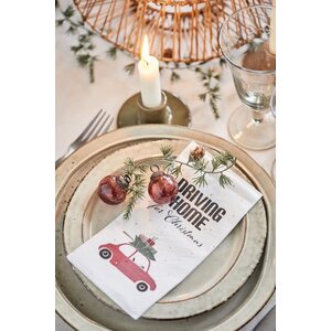 Ib Laursen Driving home for christmas napkins 16 pcs/pkt 40 x 40 cm