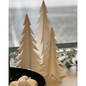 Ib Laursen Tree paper decoration 17 x 35 cm, white