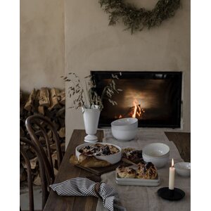 Ernst Oven/serving dish 24 cm, white/sand