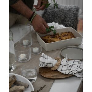 Ernst Oven/serving dish 27 x 18 x 6 cm, white/sand