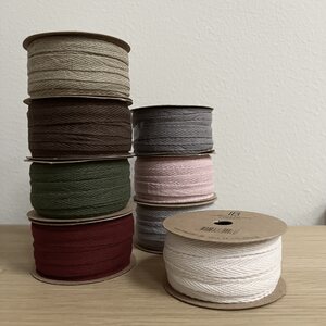 Ib Laursen Cotton ribbon 5 m - CHOOSE COLOUR