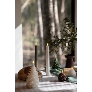 Uyuni Led-kruunukynttilä vekki 25,5 cm 2 kpl/pkt, valkoinen