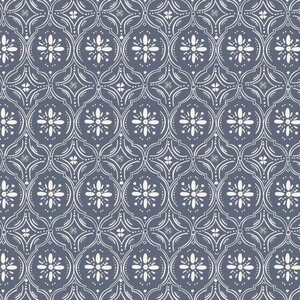 Ib Laursen Blue tile lahjapaperi 52,5 cm x 2 m
