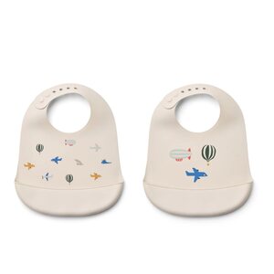 Liewood Tilda silicone bib 2-pack CHOOSE MODEL