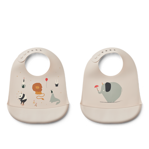 Liewood Tilda silicone bib 2-pack CHOOSE MODEL