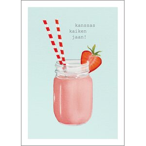 Henna Adel Kanssas kaiken jaan! -kortti, smoothie