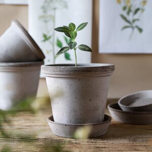 Bergs Potter Flora saviruukku harmaa - VALITSE KOKO