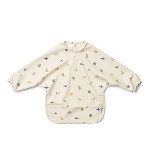 Liewood Merle cape bib, Aviator / Ecru