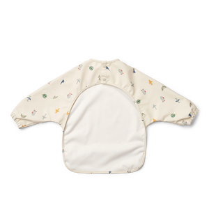 Liewood Merle cape bib, Aviator / Ecru