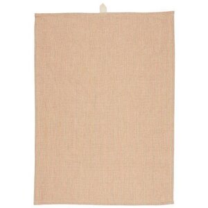 Ib Laursen Matilde kitchen towel 50 x 70 cm, cinnamon/white