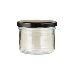Ib Laursen Toledo glass jar with metal lid, 220 ml