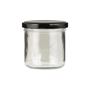 Ib Laursen Toledo glass jar with metal lid, 280 ml