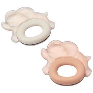 Liewood Rita Elephant Cooling Teether 2-Pack, pale tuscany/sandy