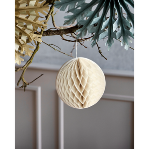 House Doctor Orb paperikoriste 3 kpl/pkt 20 cm, norsunluu