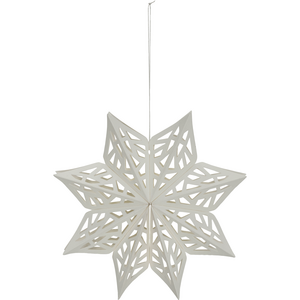 House Doctor Snowflake lumihiutale 15 cm 4 kpl/pkt, valkoinen