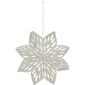 House Doctor Snowflake lumihiutale 15 cm 4 kpl/pkt, valkoinen