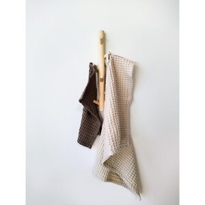 Eco & Pop Vertical wall hanger 6 knobs 3,5 x 42 cm, birch