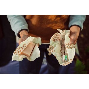 Bee`s Wrap Mehiläisvahakääre Honeycomb 3 kpl/pkt, keskikokoinen
