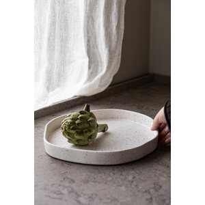Storefactory Ekliden ceramic tray/plate 31 x 31 x 3 cm - CHOOSE COLOUR