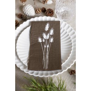 Storefactory Vippa napkins 16 pcs, brown