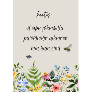 Olisipa jokaisella päiväkodin aikuinen niin kuin sinä kortti