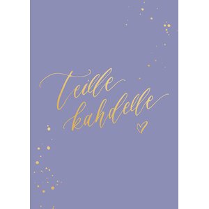 Kalligrafiastudio 2-osainen Teille kahdelle kortti