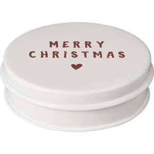 Ib Laursen Tin box with 3 star cookie cutters, Merry Christmas