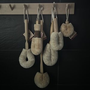 Eco Max Princess dry body brush, jute