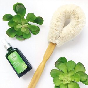 Eco Max Princess dry body brush, jute