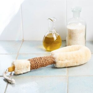 Eco Max Dry body brush with coconut handle, L