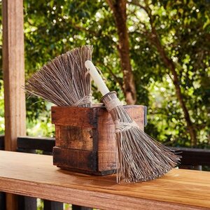 Eco Max Palm leaf broom, mini