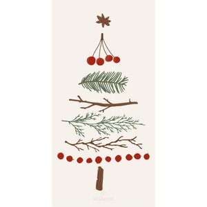 Ib Laursen Nature's Christmas tree napkins 40 x 40 cm, 16 pcs