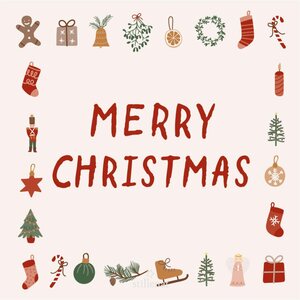 Ib Laursen Merry Christmas napkins 20 pcs 33 x 33 cm