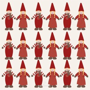 Ib Laursen Elves hand in hand napkin 20 pcs 33 x 33 cm