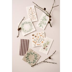 Ib Laursen Snowberry wreath napkin 20 pcs 33 x 33 cm