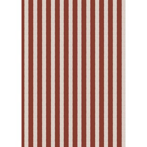 Ib Laursen Red stripes textile look lahjapaperi 52,5 cm x 2 m