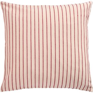 Ib Laursen Holly cushion cover 50 x 50 cm, off-white/red