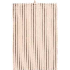Ib Laursen Dixie kitchen towel 50 x 70 cm, off-white/brown