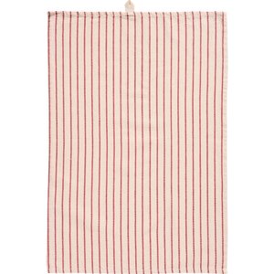 Ib Laursen Holly kitchen towel 50 x 70 cm, off-white/red